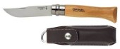 OPINEL Νo. 08 Inox - Οξυά & Θήκη για ζώνη κωδικός 001089