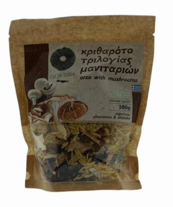 Κριθαρότο τριλογίας μανιταριων 280gr Culta Terra