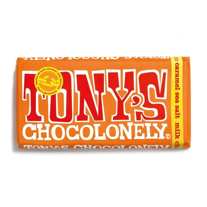TONY'S | Σοκολάτα Γάλακτος Βελγική Καραμέλα & Αλάτι 180gr