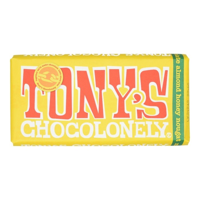 TONY'S | Σοκολάτα Γάλακτος με Αμύγδαλα Μέλι Μαντολάτο 180g
