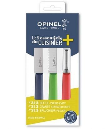 OPINEL  Σετ Κουζίνας  "TRIO Εssentiels+  10cm  κωδικός 002359