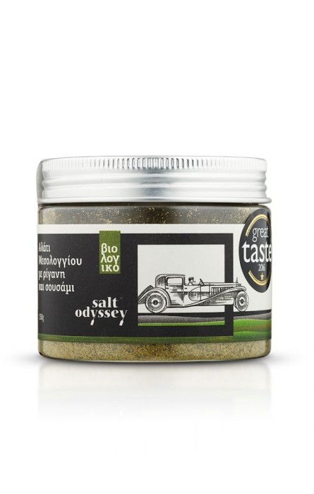 Αλάτι Μεσολογγίου με Ρίγανη και Σουσάμι 150gr Salt odyssey