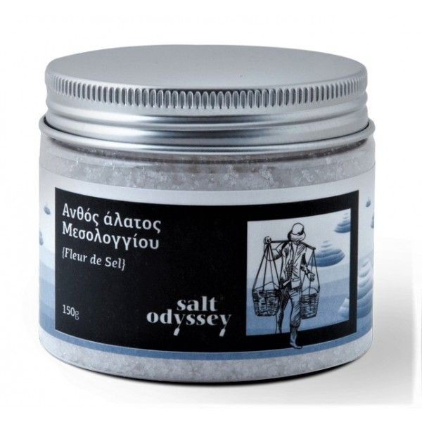 Άνθος Αλατιού Fleur De Sel (Βάζο) 150gr Salt Odyssey