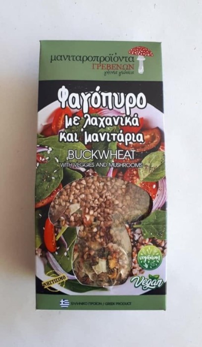 Φαγόπυρο με λαχανικά και μανιτάρια 300gr