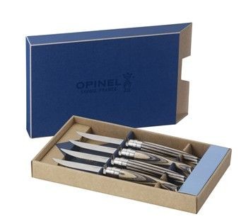 Opinel Σετ Χειροποίητα Μαχαίρια - Σημύδα (4 τεμ.) 10 cm κωδικός 001829