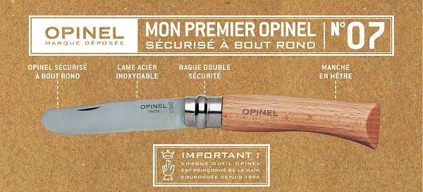 Opinel  Mαχαίρι No.07 ΟΞΥΑ 8 cm